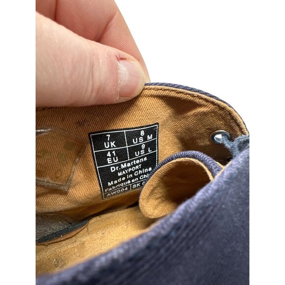 Dr. Martens Mayport Lace Up Canvas Chukka Boots Men's Size 8 Women's Size 9 - Picture 10 of 12